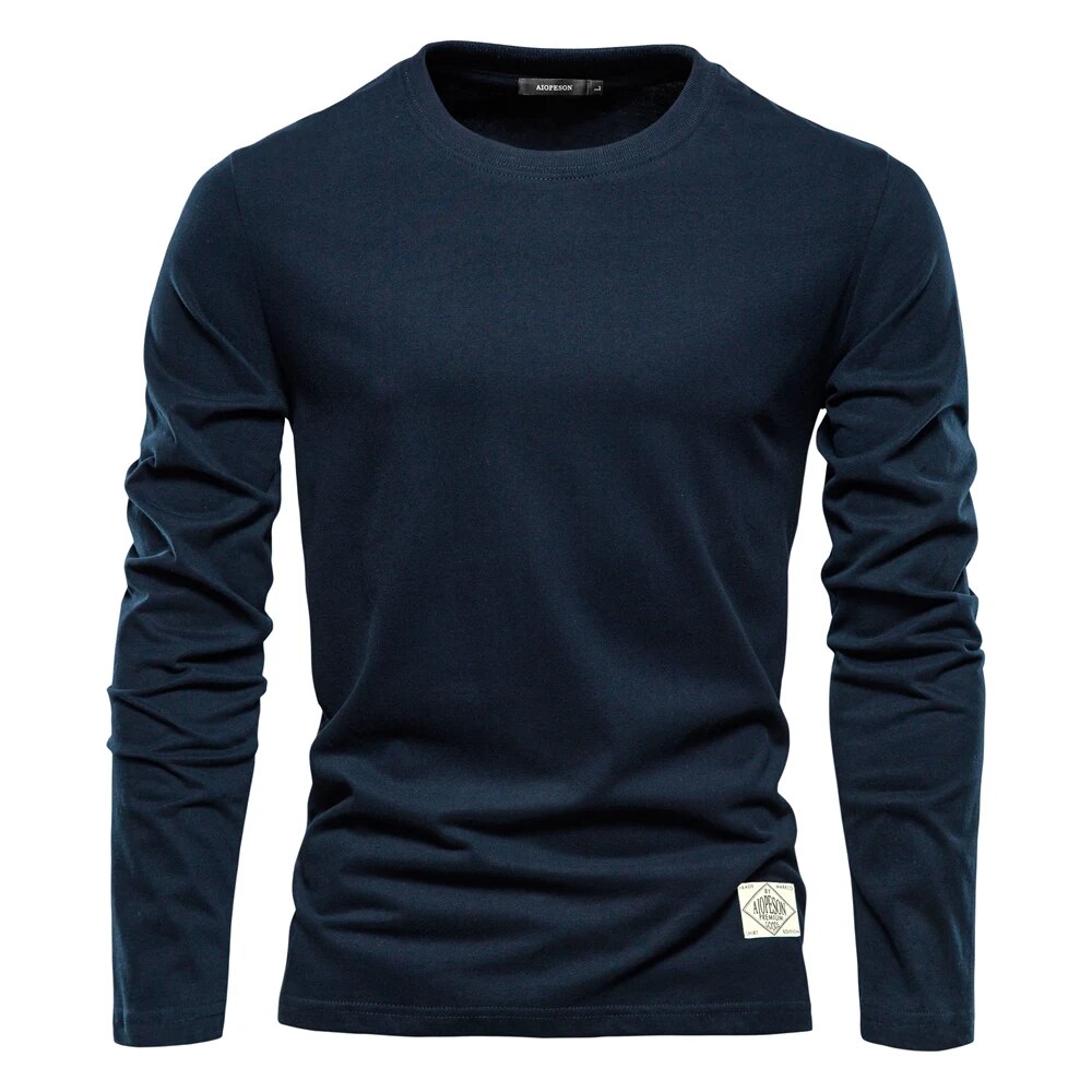 Long Sleeve O-Neck T-Shirt | Men's Long Sleeved T Shirt 3