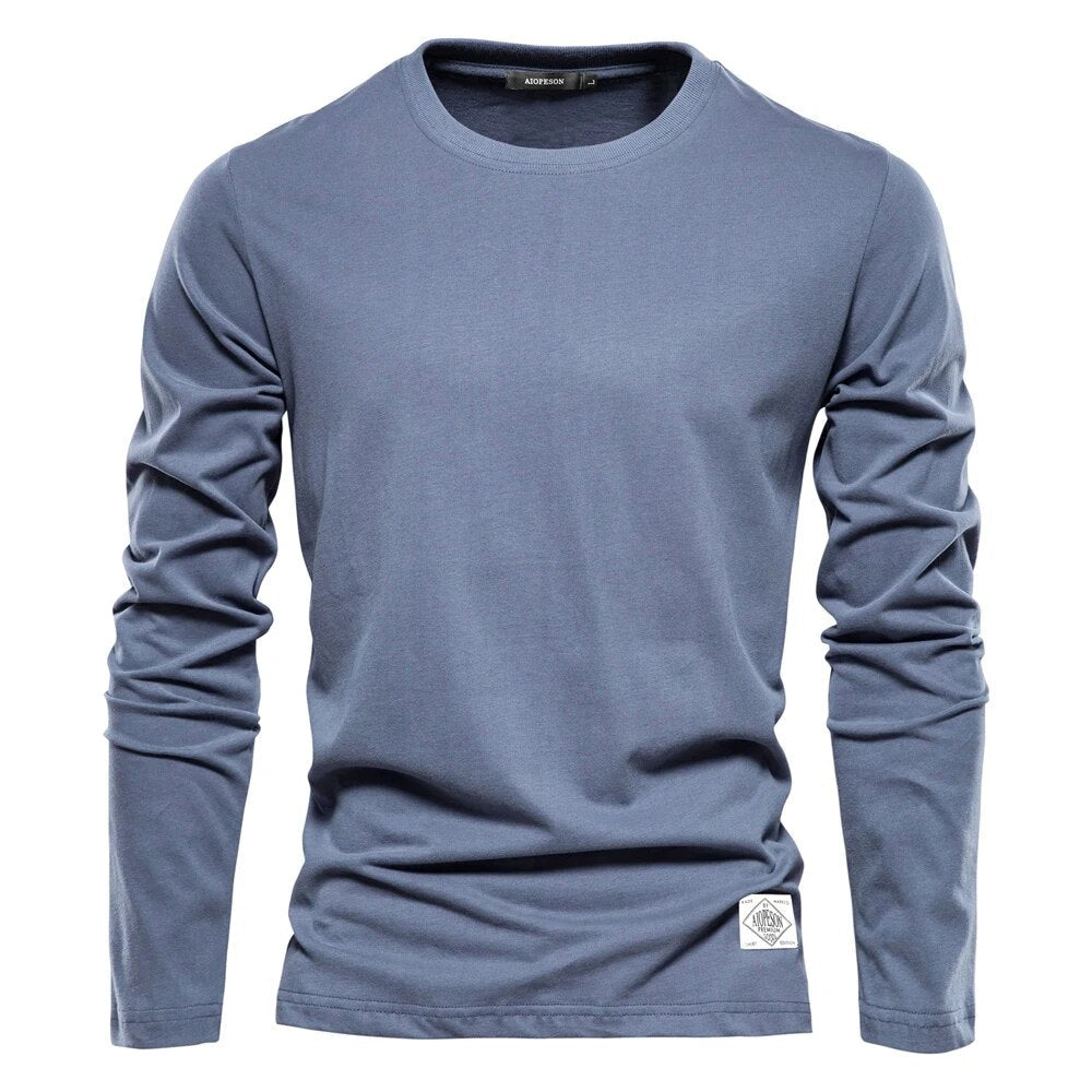 Long Sleeve O-Neck T-Shirt | Men's Long Sleeved T Shirt 4