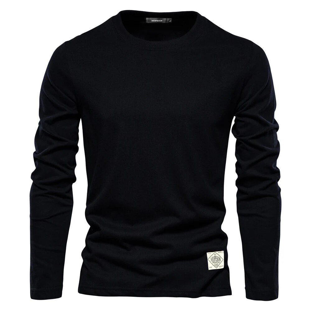 Long Sleeve O-Neck T-Shirt | Men's Long Sleeved T Shirt 6
