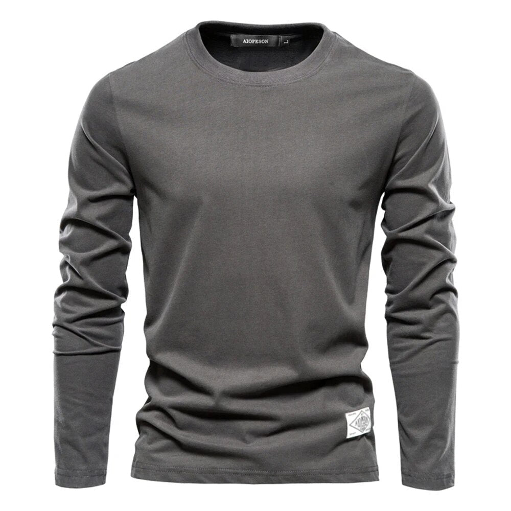 Long Sleeve O-Neck T-Shirt | Men's Long Sleeved T Shirt 7