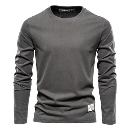 Long Sleeve O-Neck T-Shirt | Men's Long Sleeved T Shirt 7