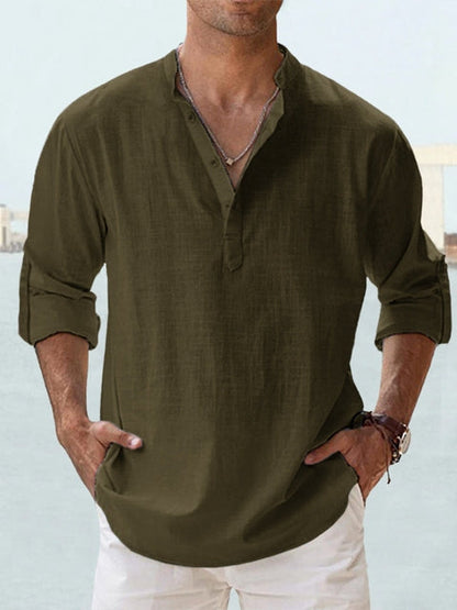 Wolff Relaxed Summer Shirt | Men's Summer Button Up Shirt 11