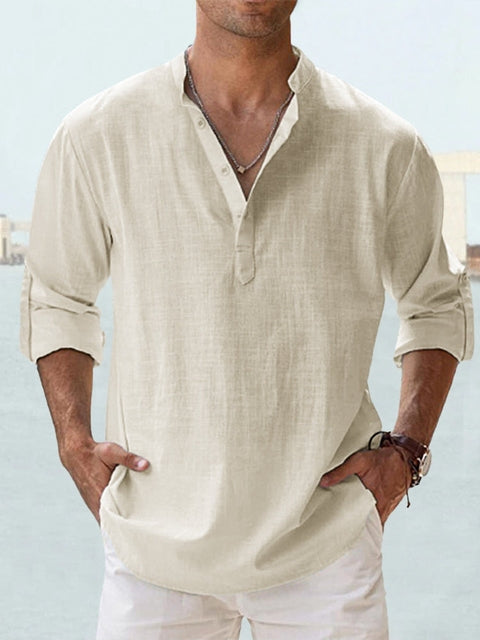 Wolff Relaxed Summer Shirt | Men's Summer Button Up Shirt 7