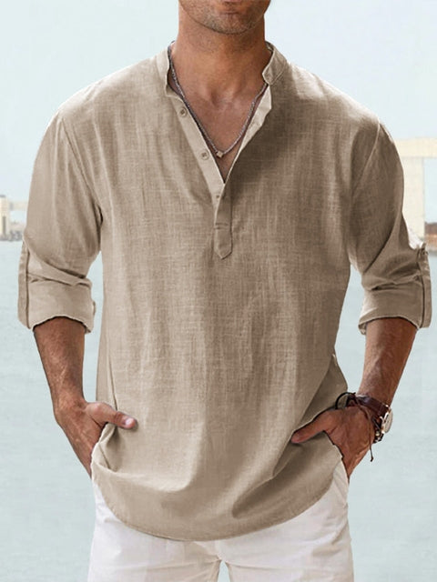 Wolff Relaxed Summer Shirt | Men's Summer Button Up Shirt 10