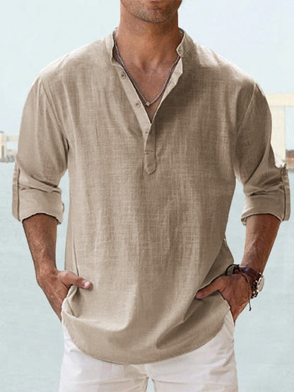 Wolff Relaxed Summer Shirt | Men's Summer Button Up Shirt 10