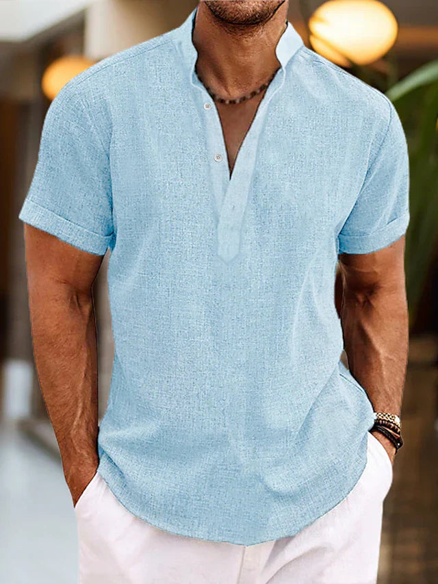 Men's V-Neck Polo Shirt | Stylish Comfort for Every Occasion 2