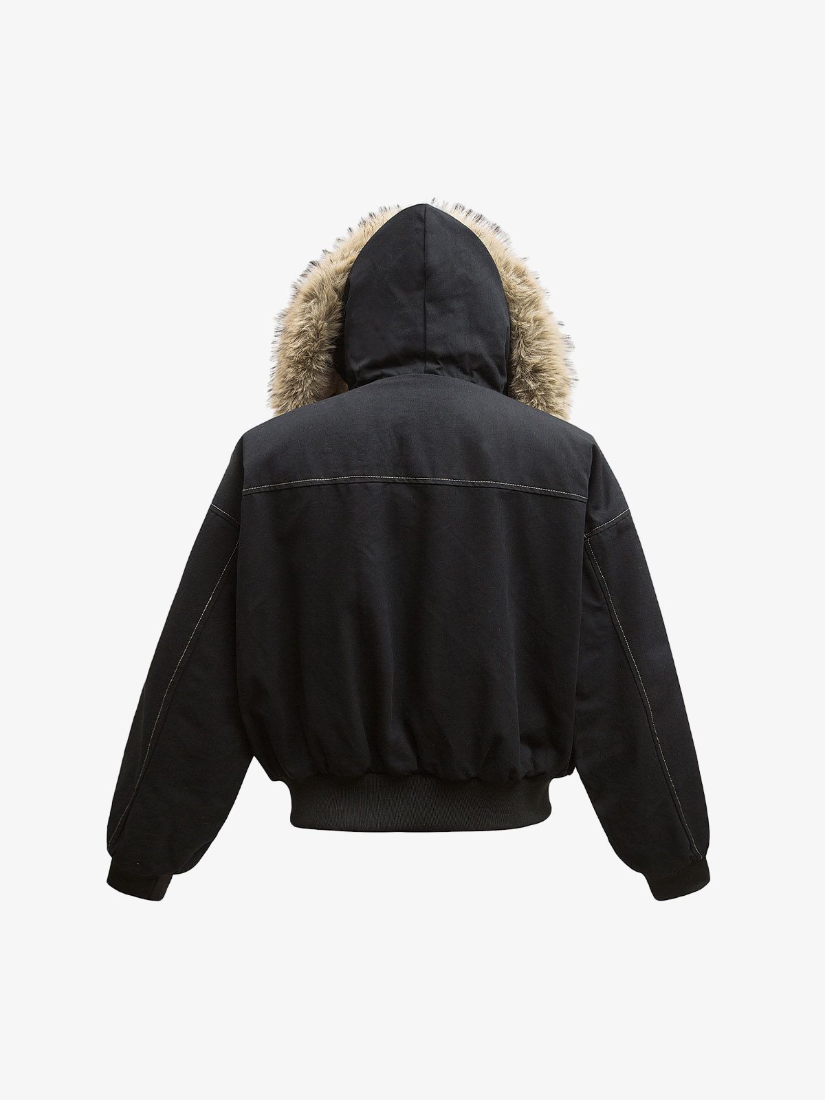 Faux Fur Lined Bomber Jacket | Winter Casual Outerwear 8
