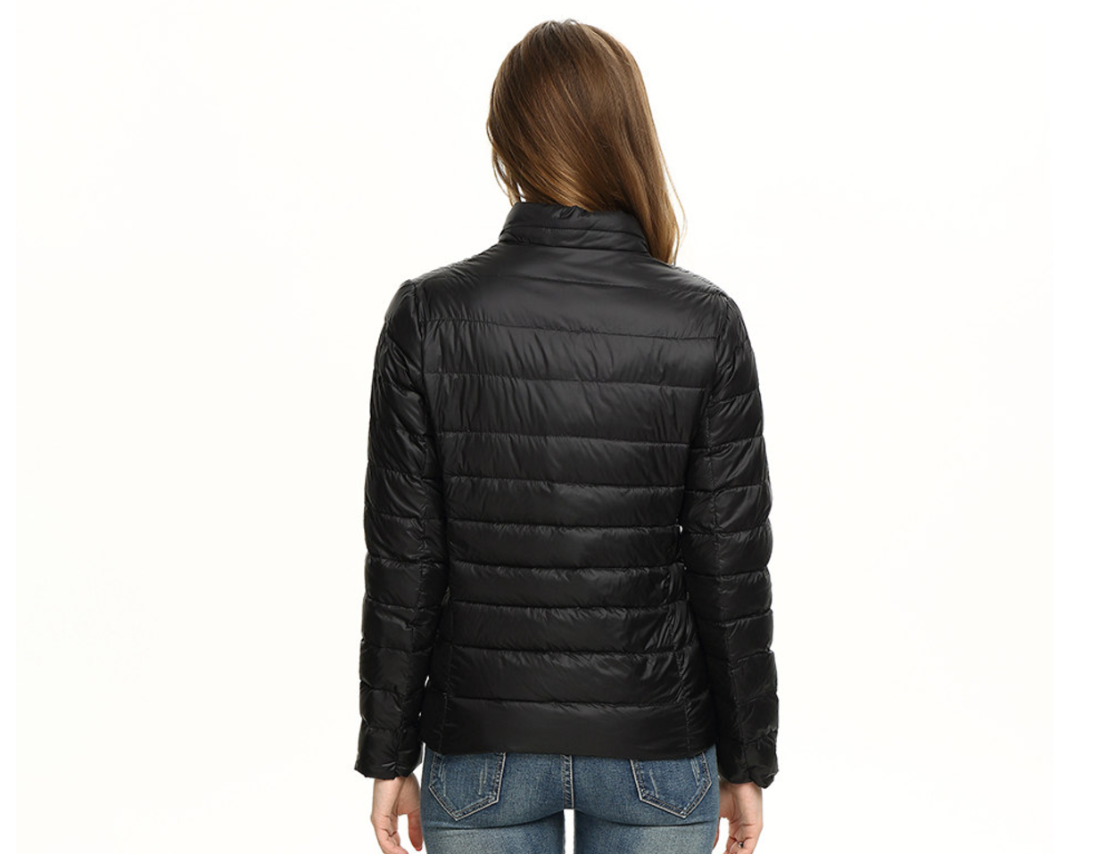 Feather-light women's down jacket – Alina Autumn Magic