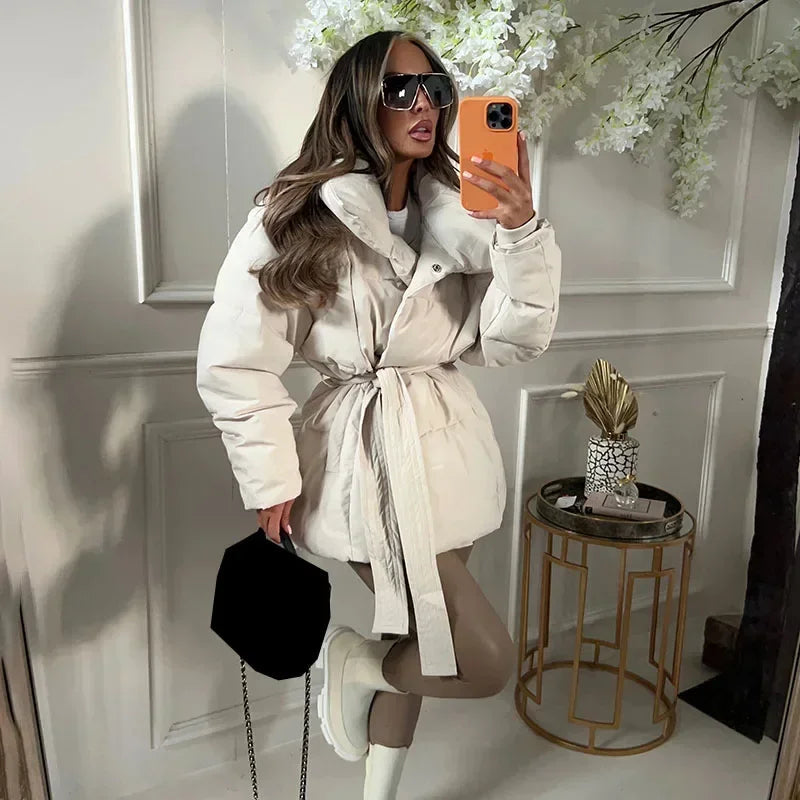 Heidi Fashion | Women's Short Winter Jacket with Stand-Up Collar 3
