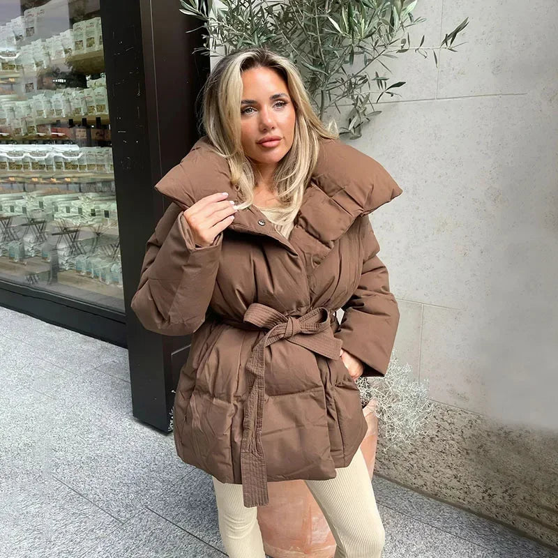 Heidi Fashion | Women's Short Winter Jacket with Stand-Up Collar 6