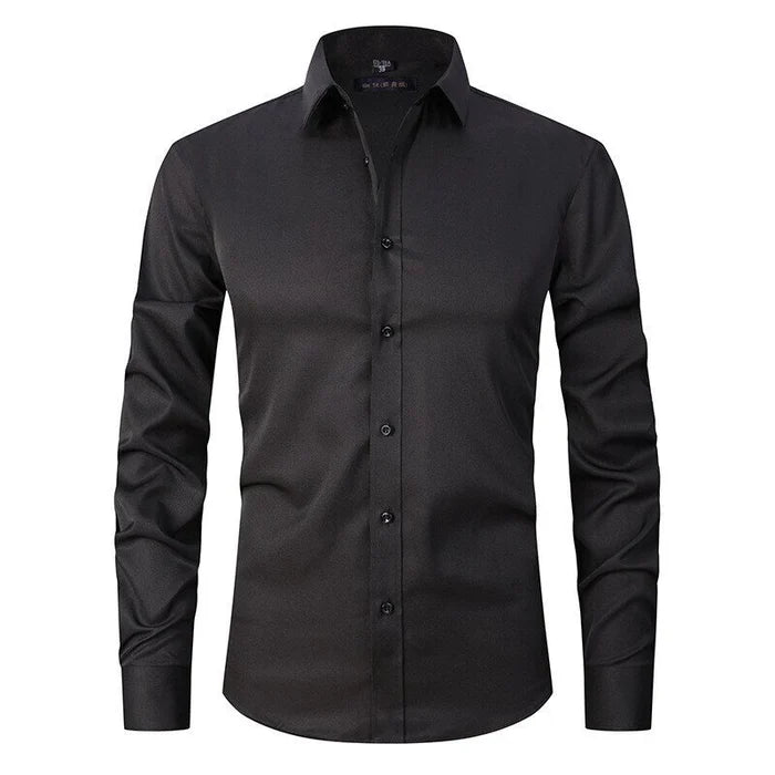 Wrinkle-Free Stretch Shirt | Men's Slim Fit Dress Shirt 2