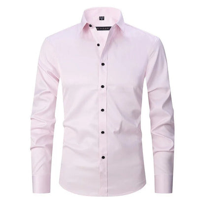 Wrinkle-Free Stretch Shirt | Men's Slim Fit Dress Shirt 8