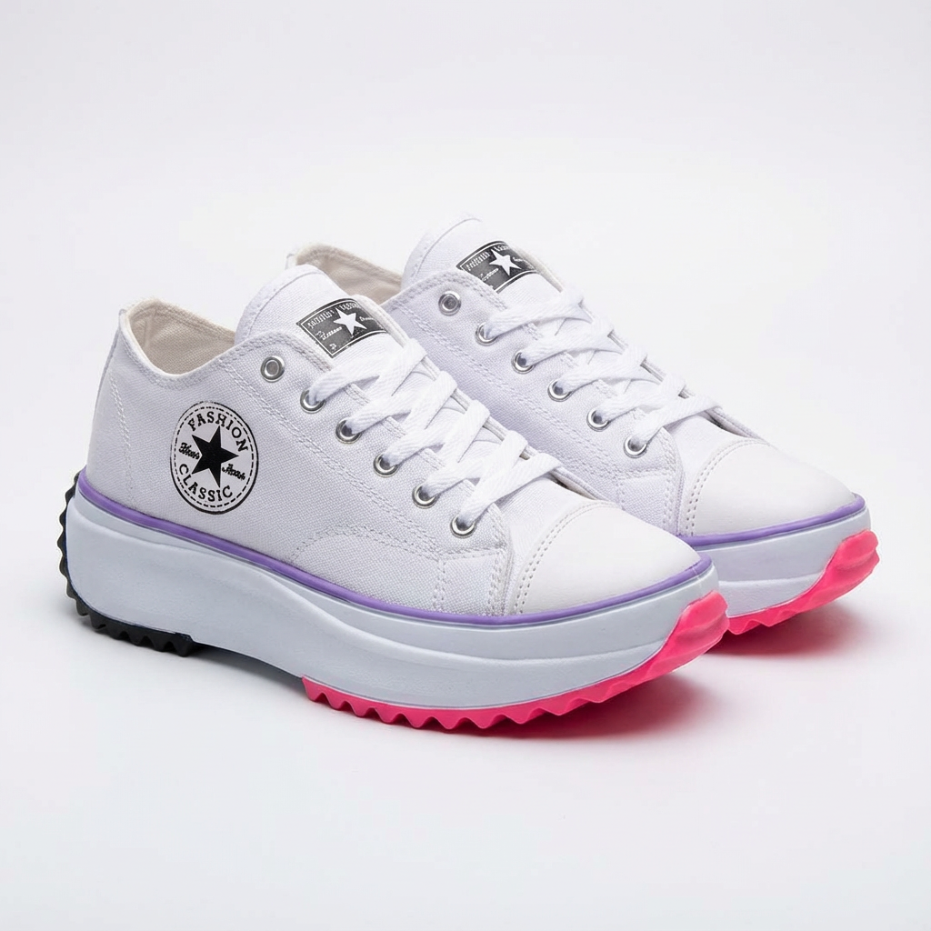 Janet | Women's Lace-Up Platform Sneakers