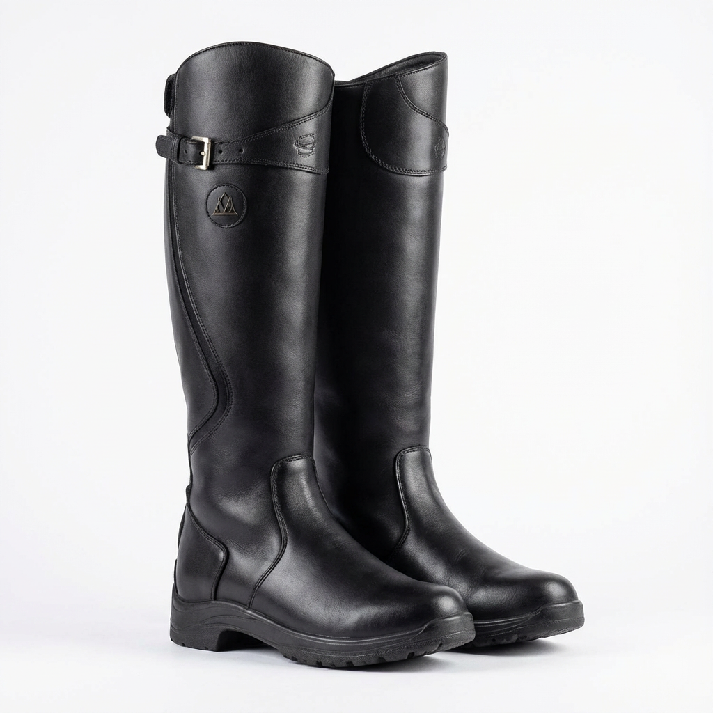 Jayla | Women's Knee-High Riding Boots with Buckle