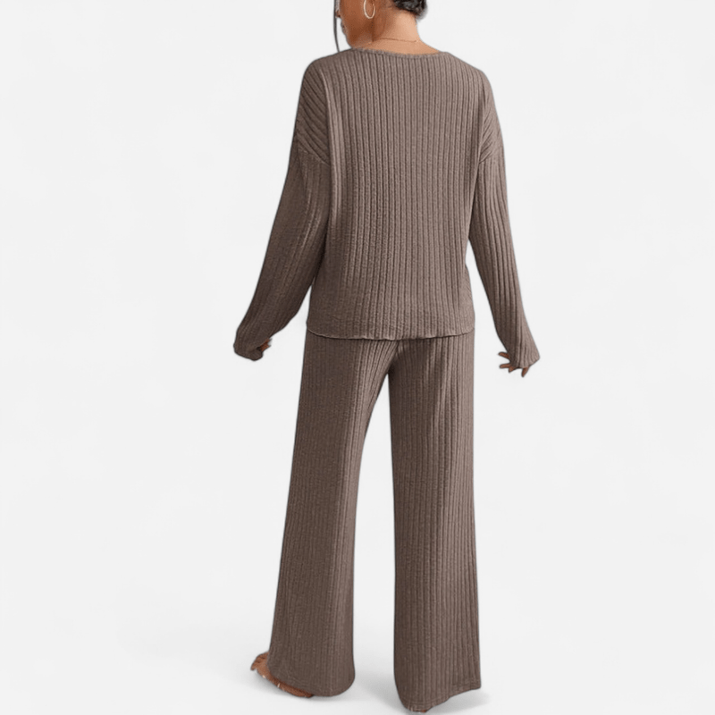 Kathy V-Neck Knit Set | Women's Outfit for Casual Wear 4