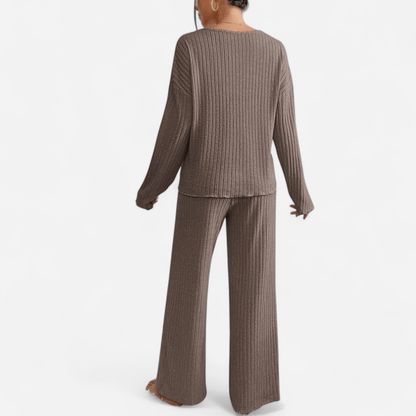 Kathy V-Neck Knit Set | Women's Outfit for Casual Wear 4
