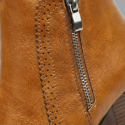 Kayla | Women's Wide Heel Ankle Boots