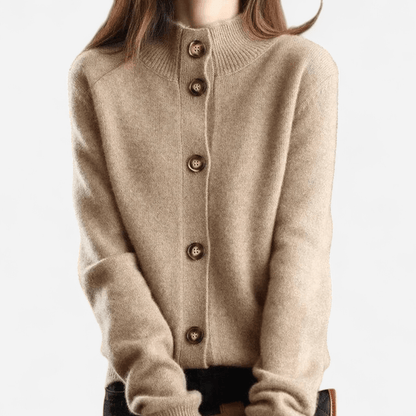 Laure | Women's Black Cashmere Cardigan for Timeless Elegance 1