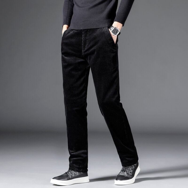 Lenoir Velvet Pants | Elegant Medium Waist Everyday Wear 0