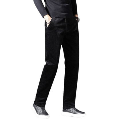 Lenoir Velvet Pants | Elegant Medium Waist Everyday Wear 1