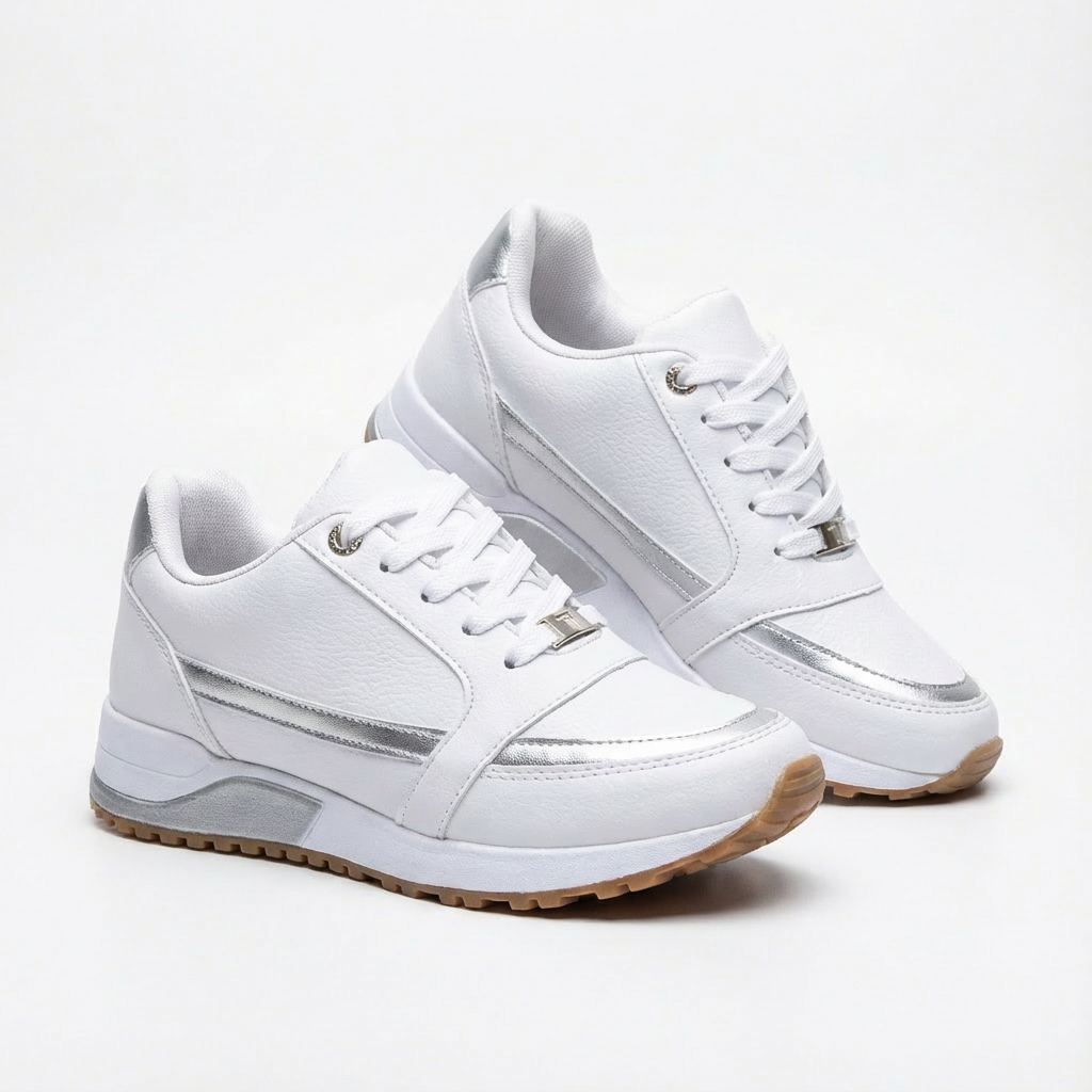 Lucia | Women's Wedge Sneakers with Elevated Sole and Laces | Sporty