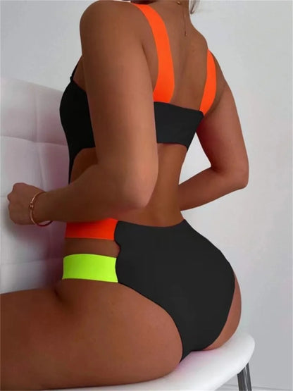 Luminelle™ - Contrast Strap One Piece