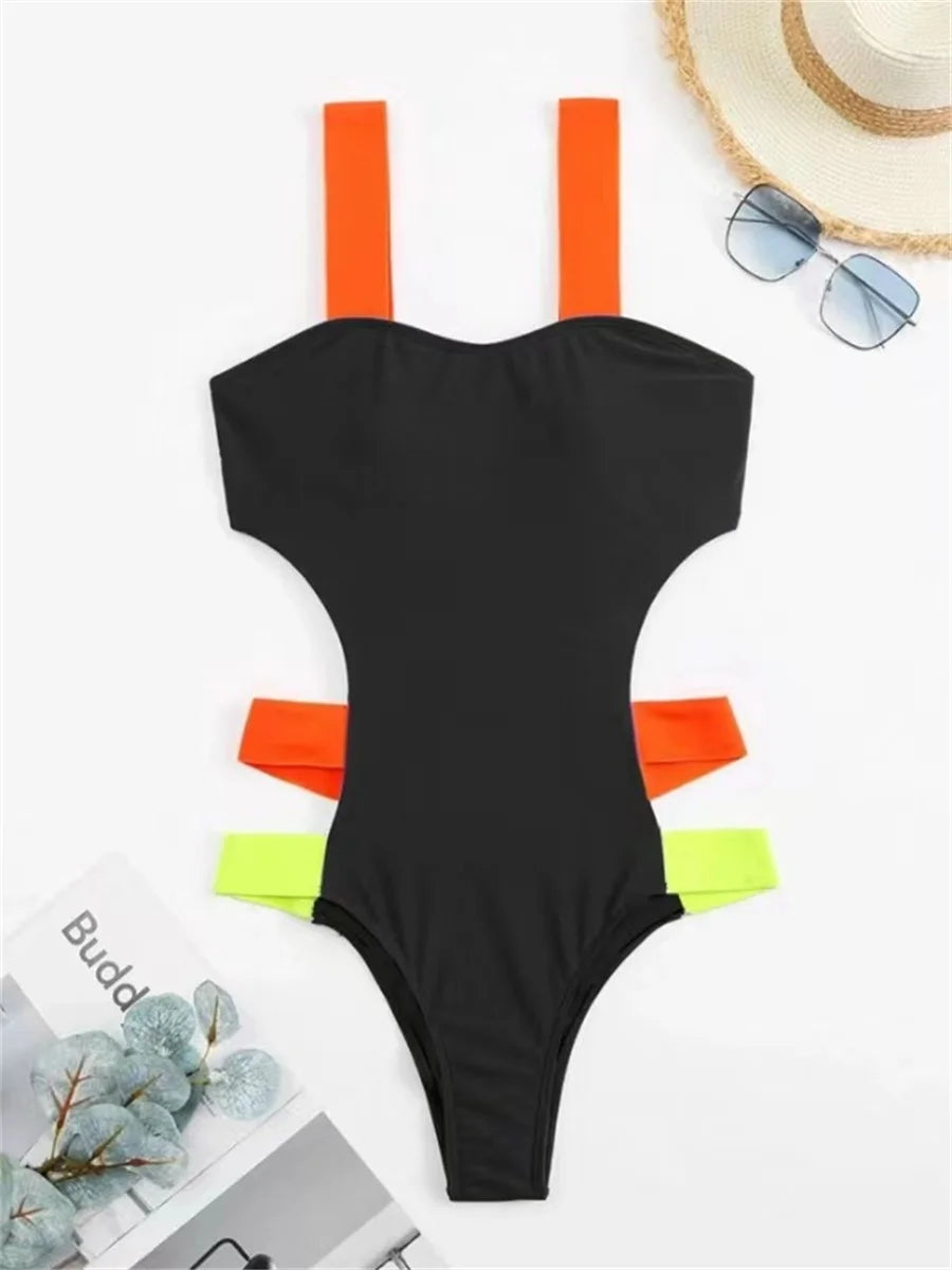 Luminelle™ - Contrast Strap One Piece