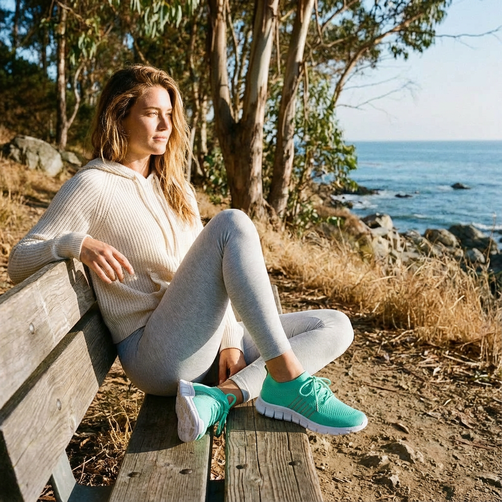Luna | Women's Running Shoes with Breathable Fabric and Laces | Sporty