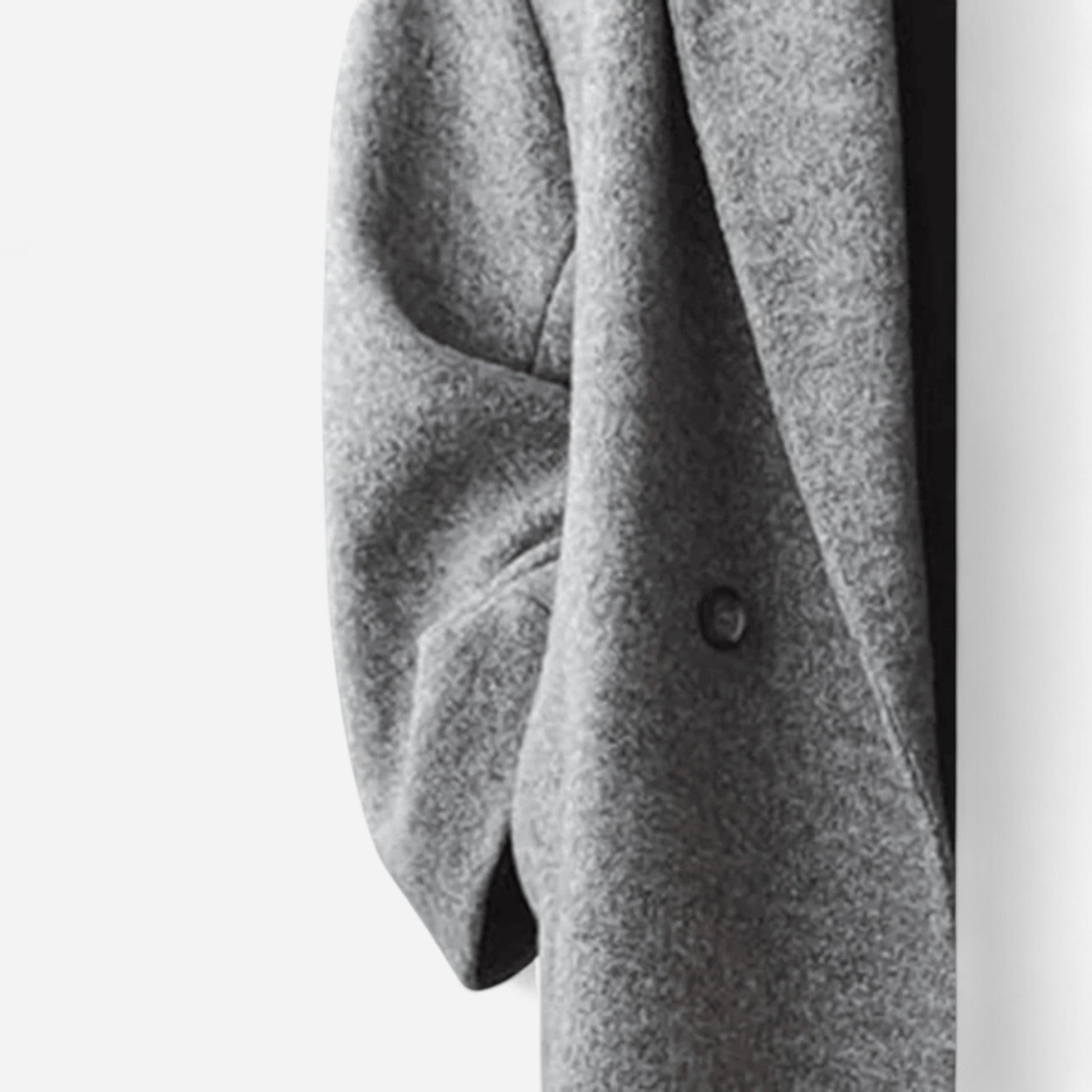 Margot | Oversized Gray Statement Coat 2