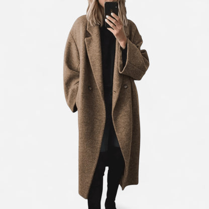 Margot | Oversized Gray Statement Coat 3