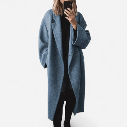 Margot | Oversized Gray Statement Coat 4