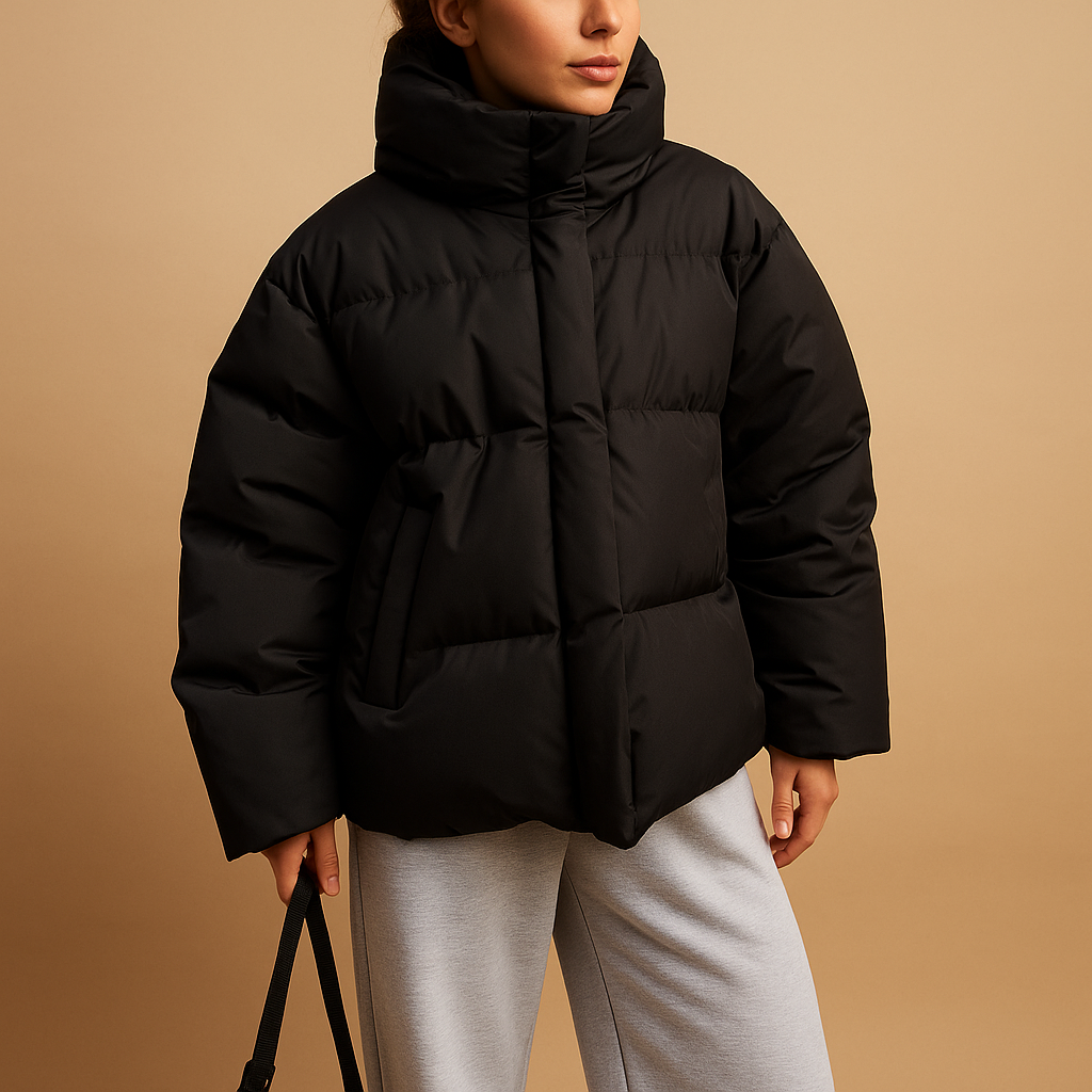 Marije Puffer Jacket Women | Lightweight Hooded Coat 4