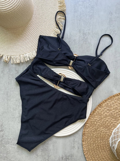 Elegant Swimwear | One Piece Swimsuit with Cut-Out Design | Flattering Style for Beach Confidence 4