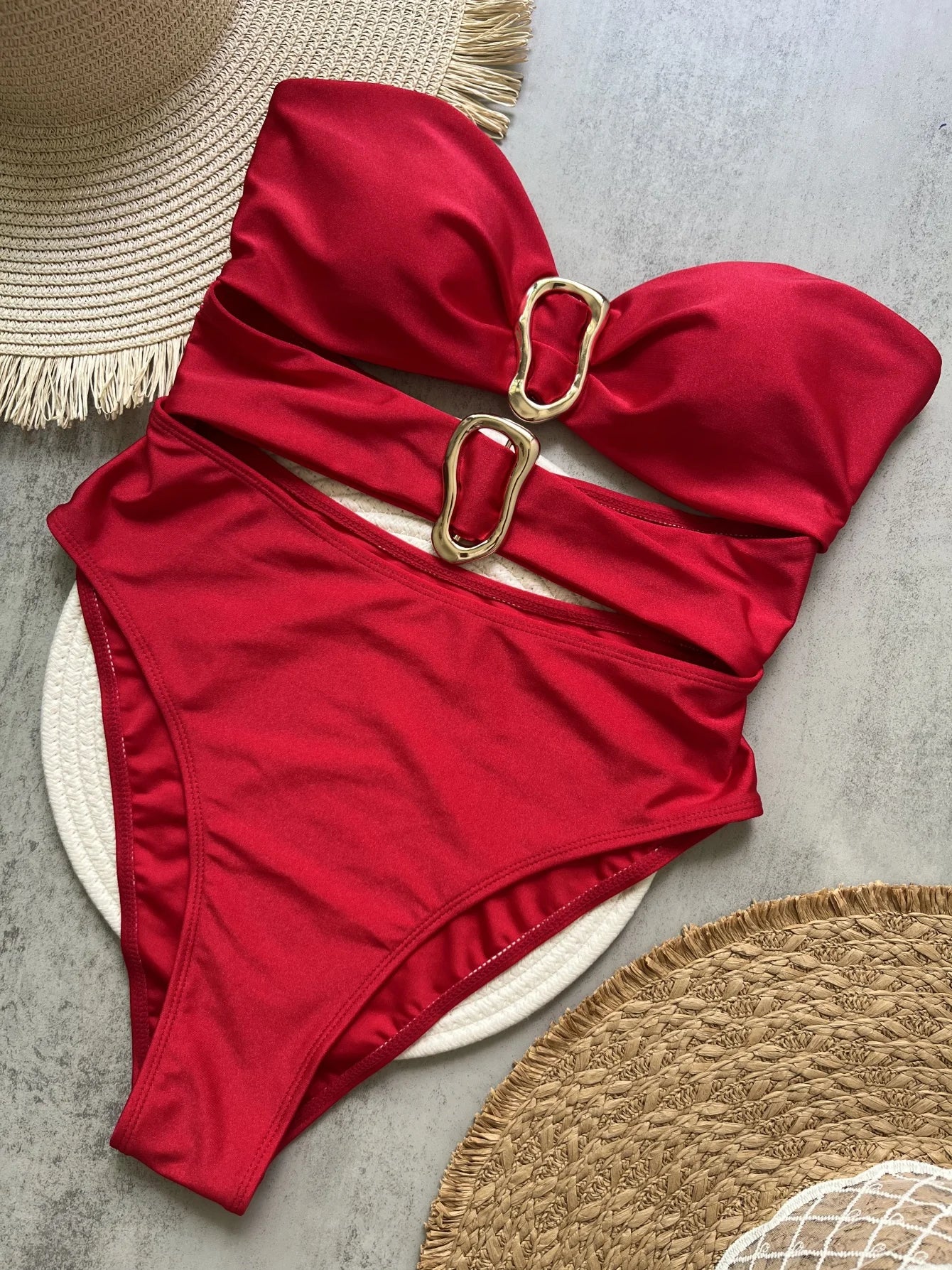 Elegant Swimwear | One Piece Swimsuit with Cut-Out Design | Flattering Style for Beach Confidence 5