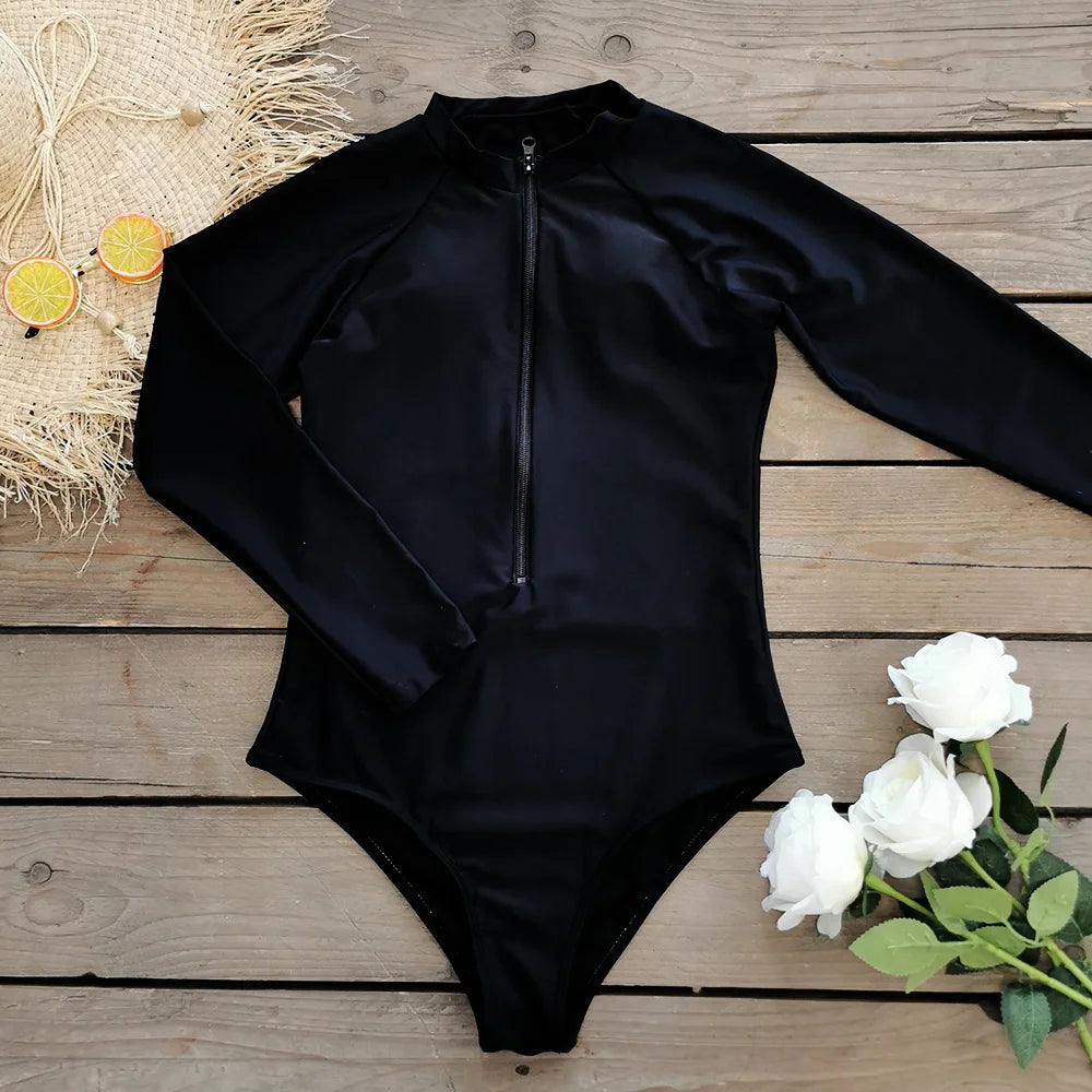 Marisurf™ - Long Sleeve One Piece Swimsuit