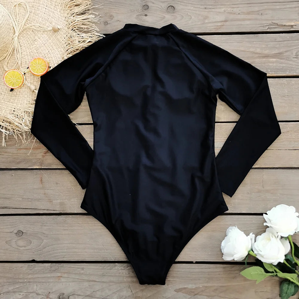 Marisurf™ - Long Sleeve One Piece Swimsuit