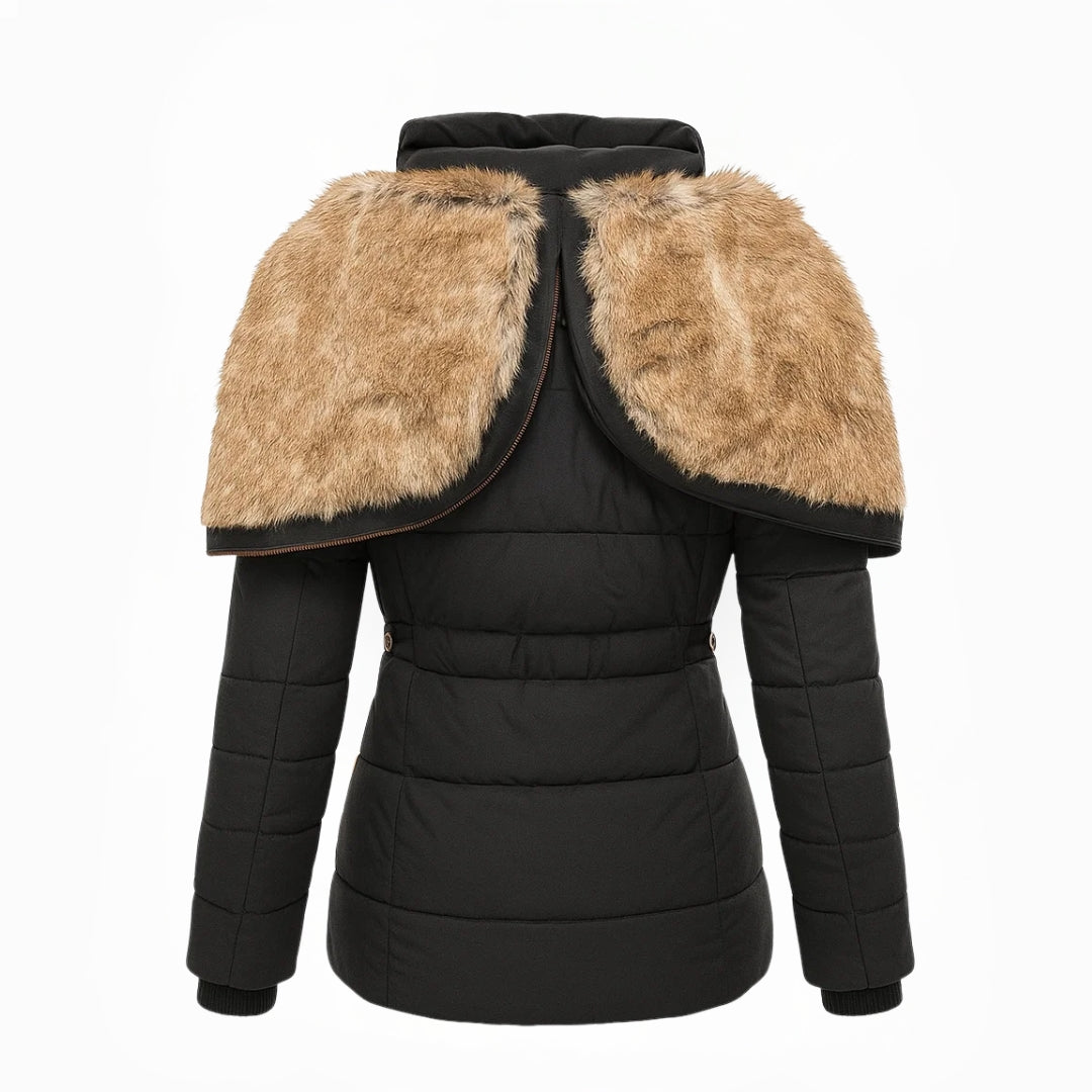 Mia | Elegant Fitted Faux Fur Winter Coat for Women 1