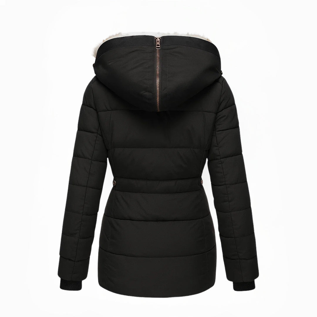 Mia | Elegant Fitted Faux Fur Winter Coat for Women 2