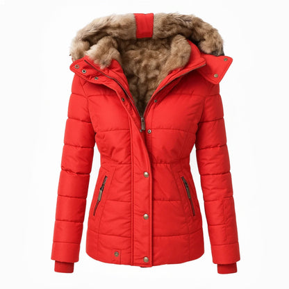 Mia | Elegant Fitted Faux Fur Winter Coat for Women 3