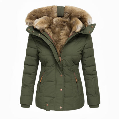 Mia | Elegant Fitted Faux Fur Winter Coat for Women 4