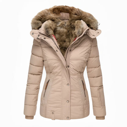 Mia | Elegant Fitted Faux Fur Winter Coat for Women 6