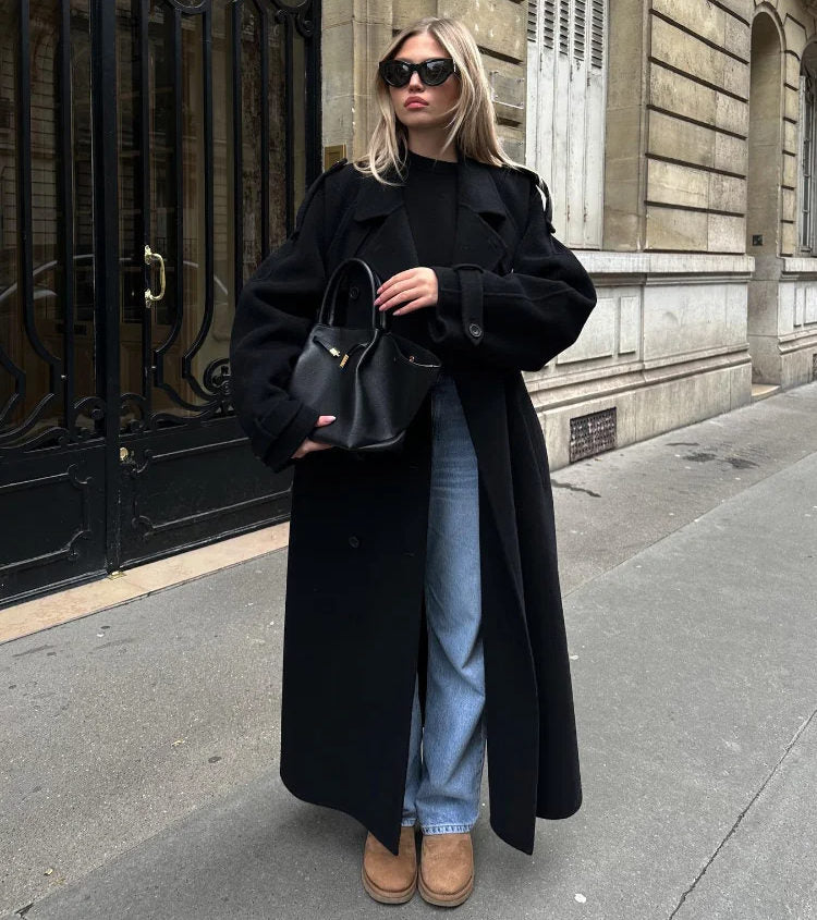 Mia | Elegant Oversized Wool Winter Coat for Women 0