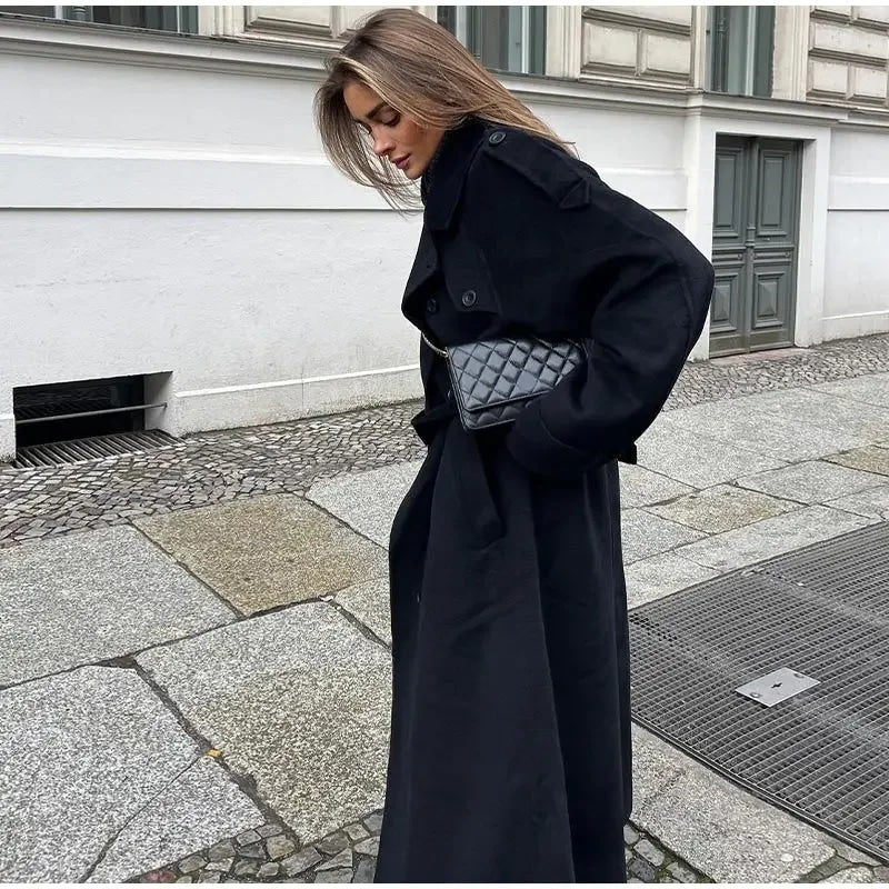 Mia | Elegant Oversized Wool Winter Coat for Women 1