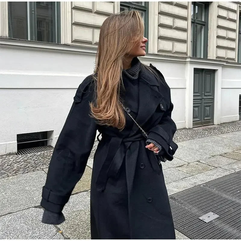 Mia | Elegant Oversized Wool Winter Coat for Women 2