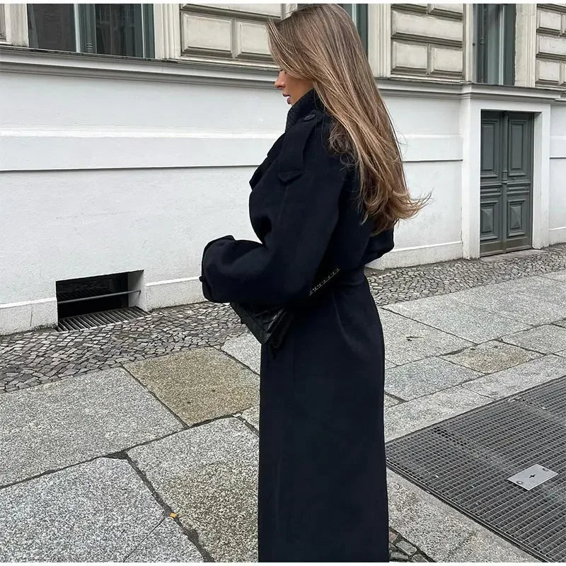 Mia | Elegant Oversized Wool Winter Coat for Women 4