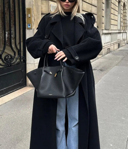 Mia | Elegant Oversized Wool Winter Coat for Women 6