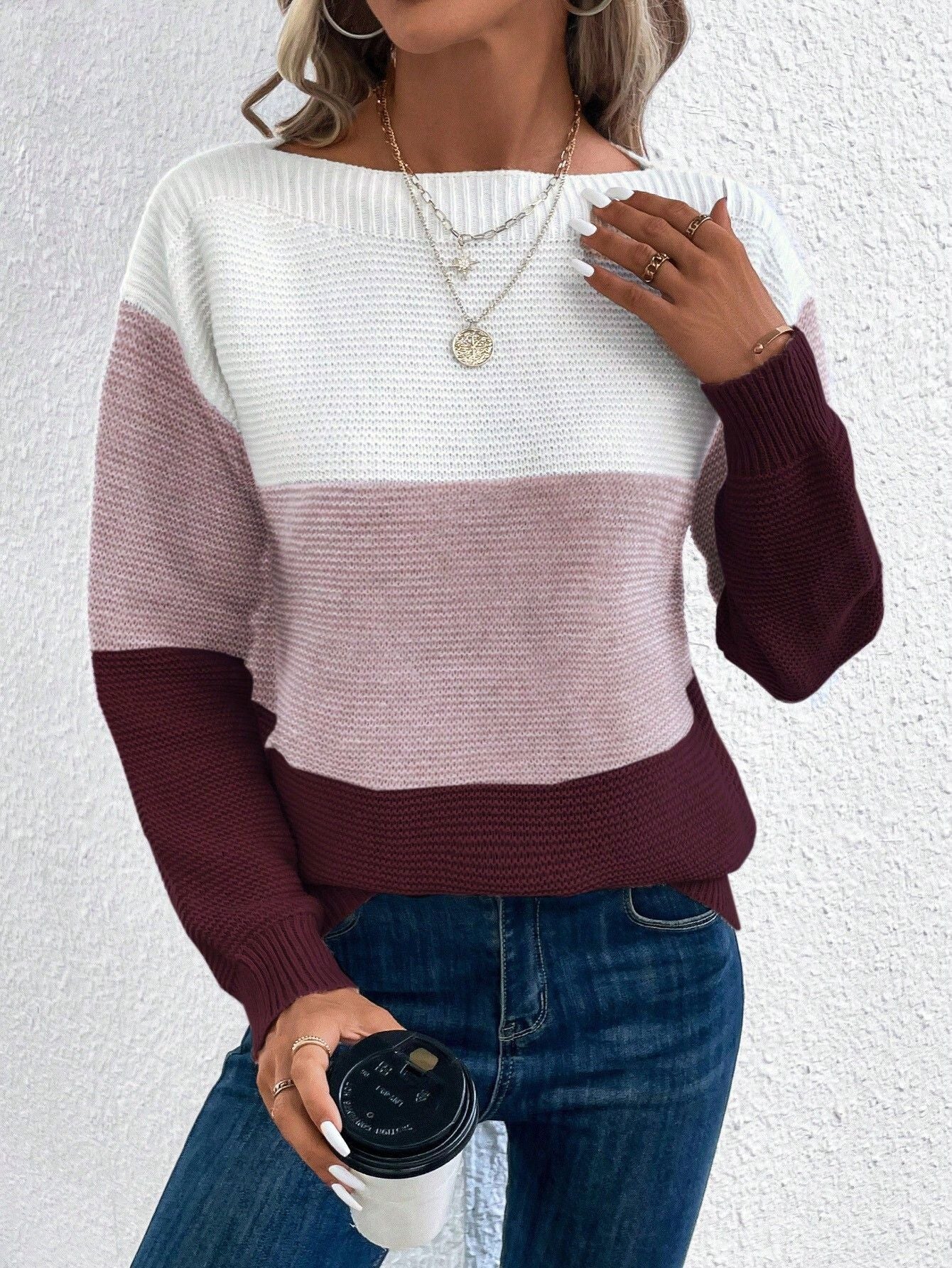 Ombre Knit Jumper | Women's Sweater 5