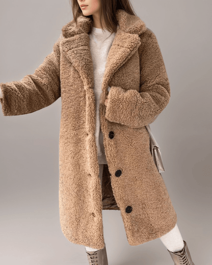 Oversized Teddy Coat | Faux Shearling Winter Jacket 1