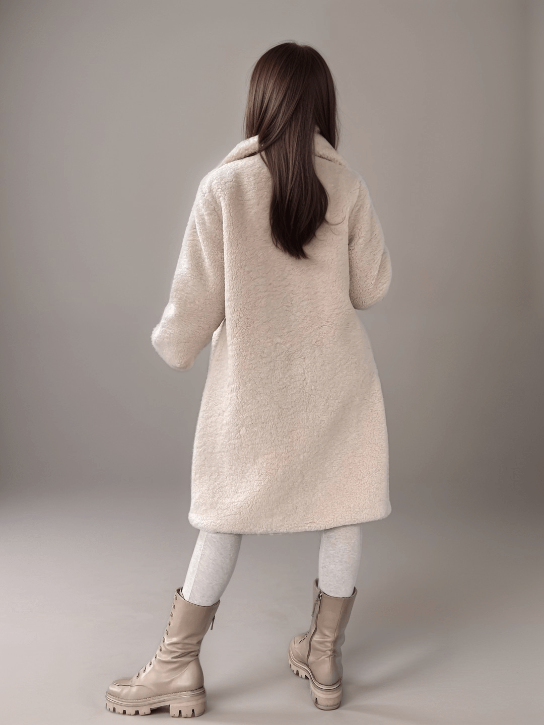 Oversized Teddy Coat | Faux Shearling Winter Jacket 2