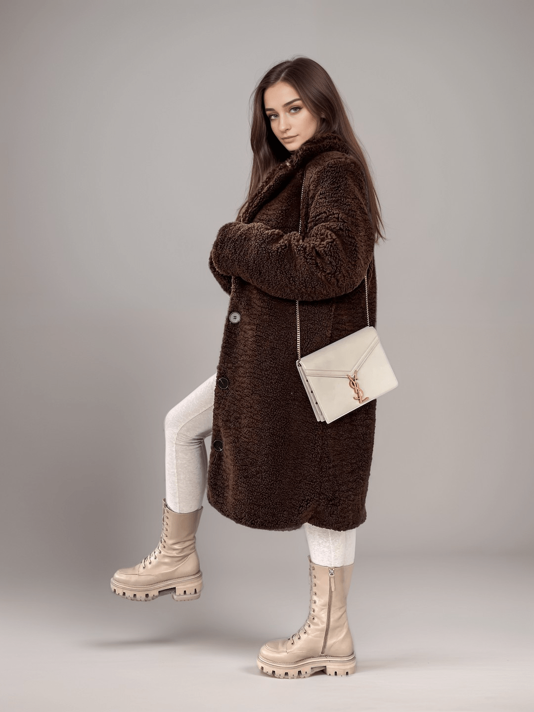 Oversized Teddy Coat | Faux Shearling Winter Jacket 5